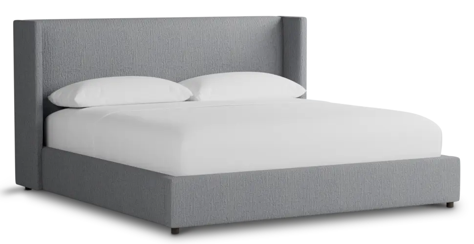 Captiva Revenue Gray 48" Upholstered Shelter Bed Captiva Revenue Gray 48" Upholstered Shelter Bed