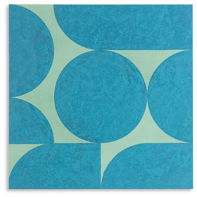 Hinami Blue Canvas Wall Art