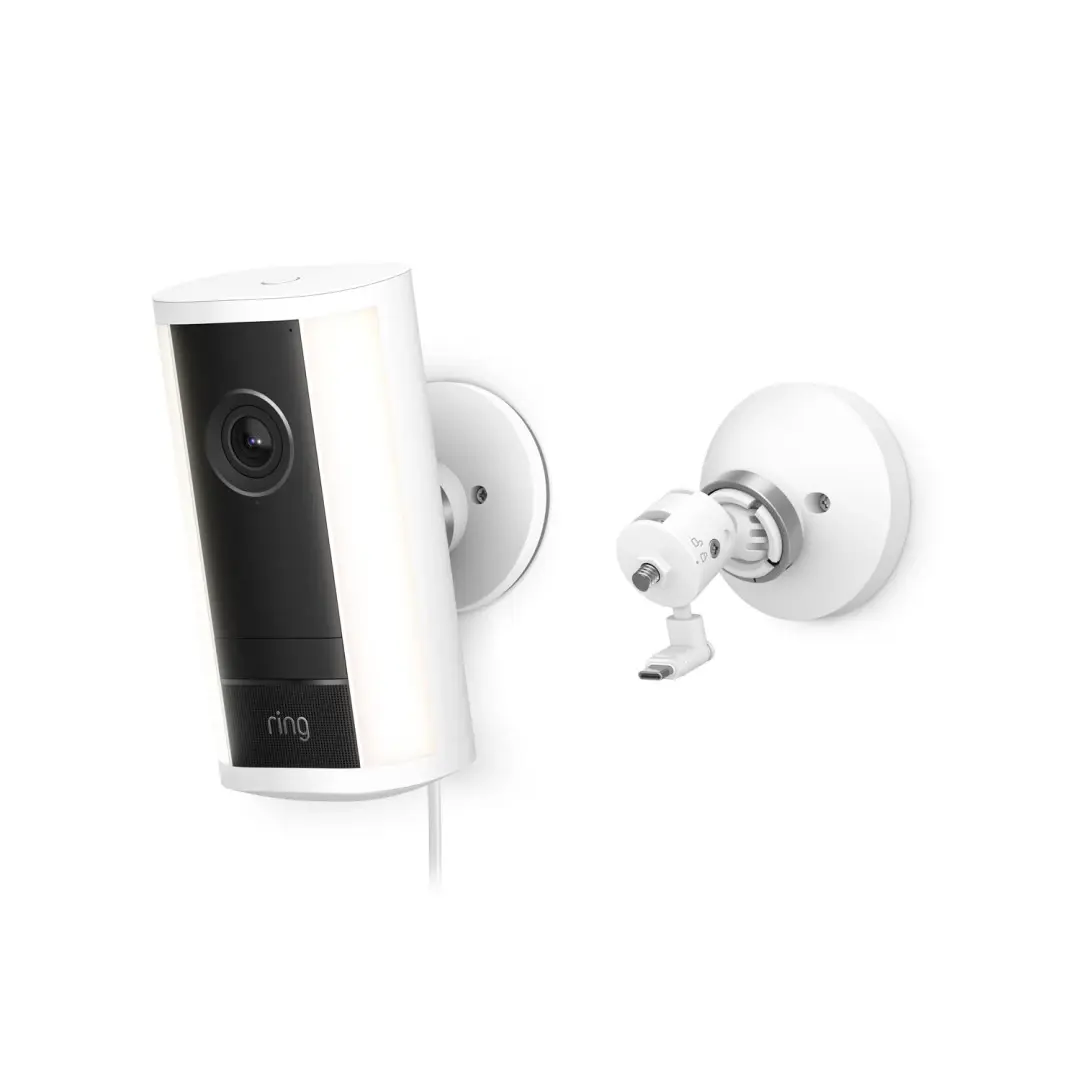 Ring Spotlight Cam Pro Poe White Outdoor Security Cameras Ring Spotlight Cam Pro Poe White Outdoor Security Cameras