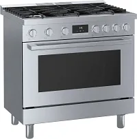 Bosch 800 Series Stainless Steel 36" Dual Fuel Range