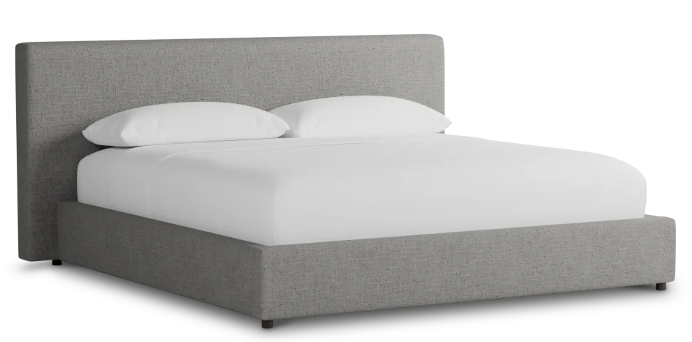 Grayton Linen 44" Upholstered Platform Bed