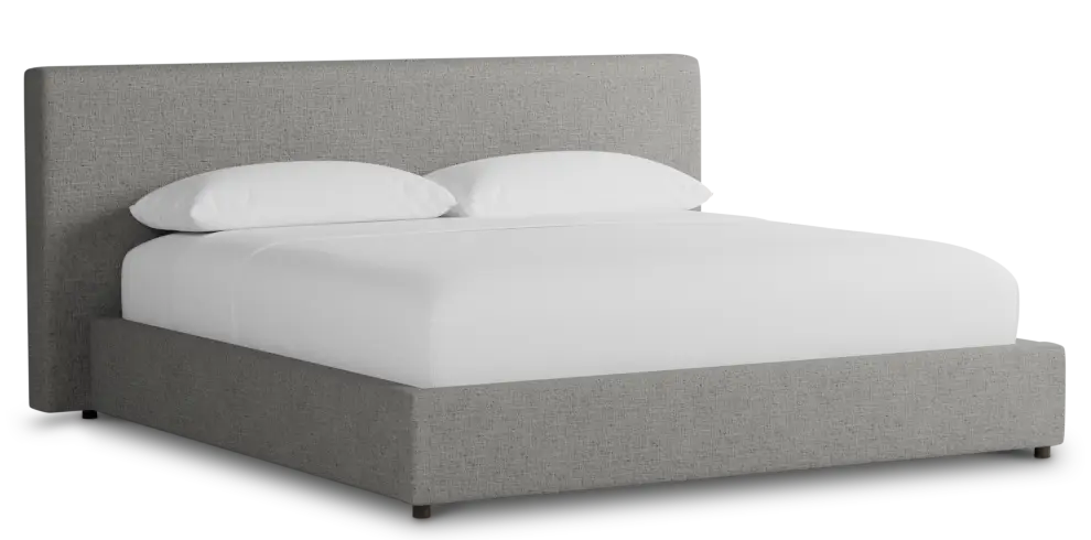 Grayton Linen 44" Upholstered Platform Bed Grayton Linen 44" Upholstered Platform Bed