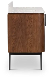 Nomad Mid Tone 72" Double Bathroom Vanity