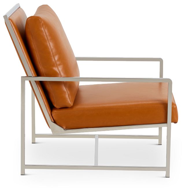 Harvey Medium Brown Uph Accent Chair