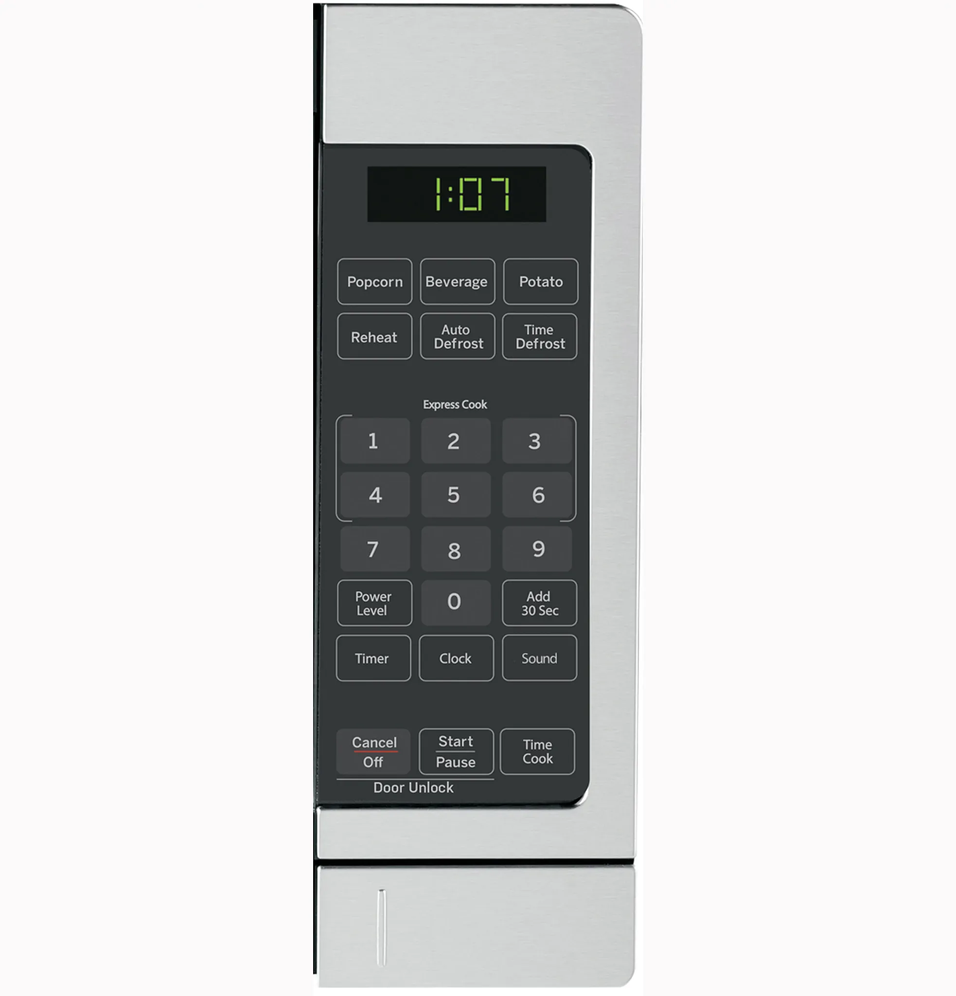 Ge 7 Series White Countertop Microwave