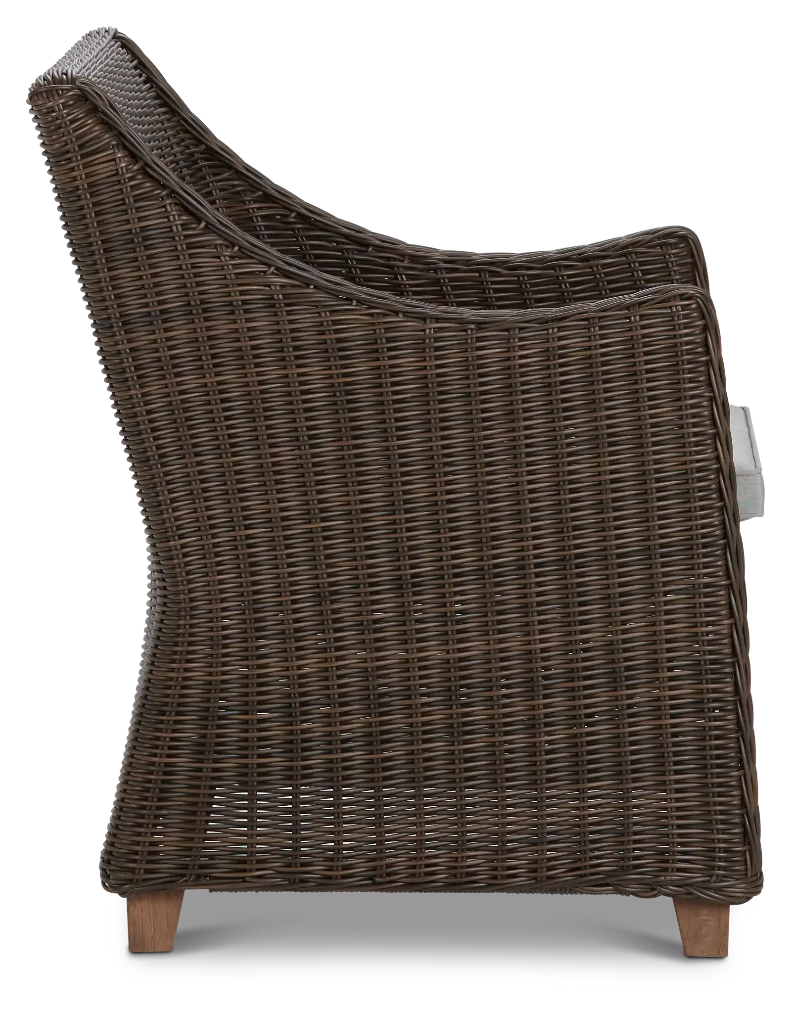 Canyon Dark Brown Gray Woven Arm Chair Canyon Dark Brown Gray Woven Arm Chair