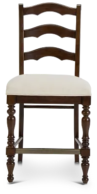 Savannah Dark Tone 24" Upholstered Barstool