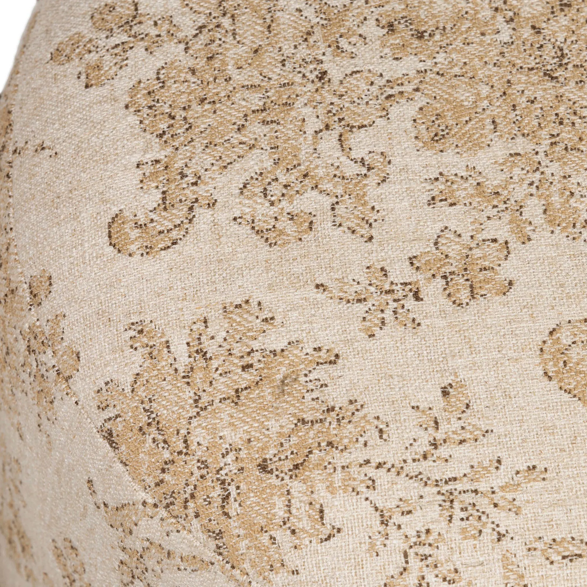 Four Hands Bonnie Light Beige Accent Ottoman
