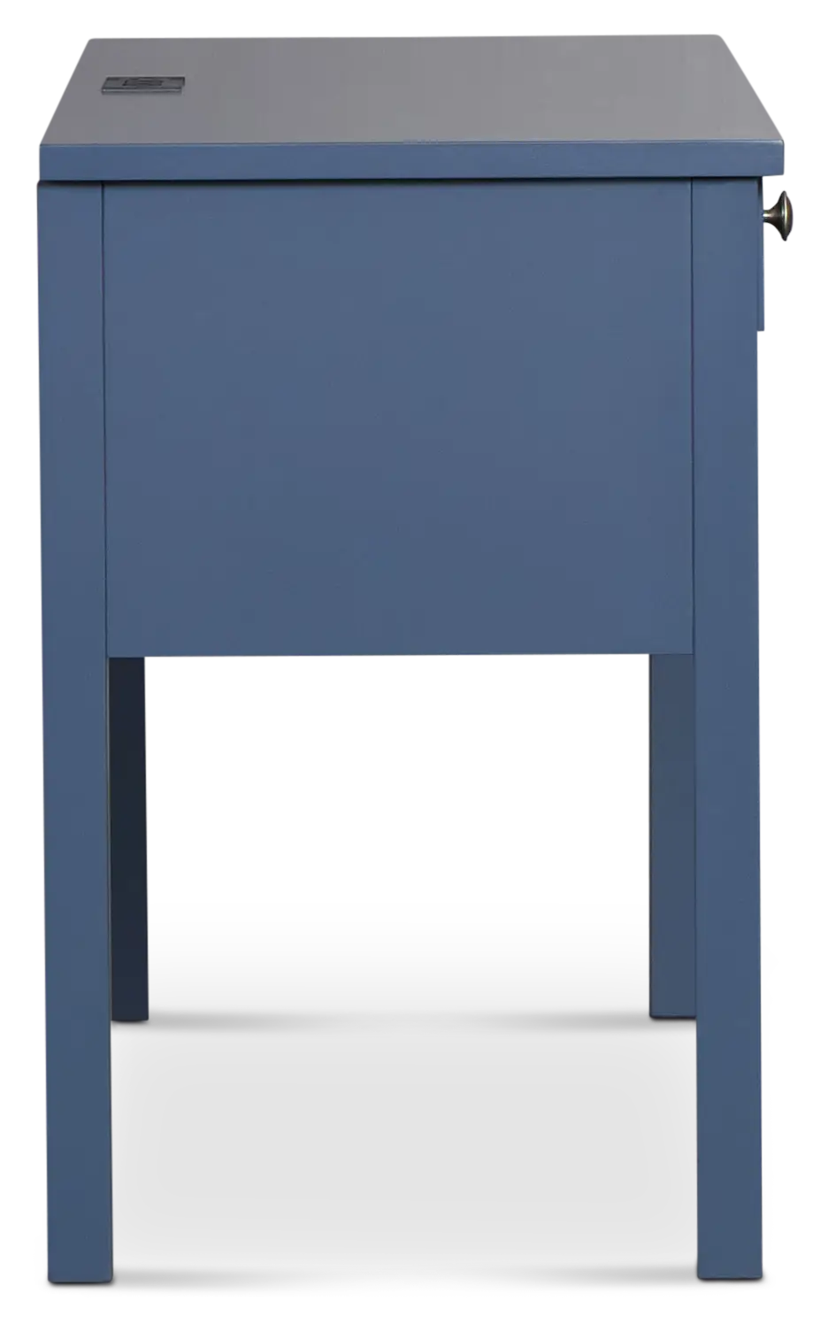 Charleston Dark Blue 3-drawer Desk Charleston Dark Blue 3-drawer Desk