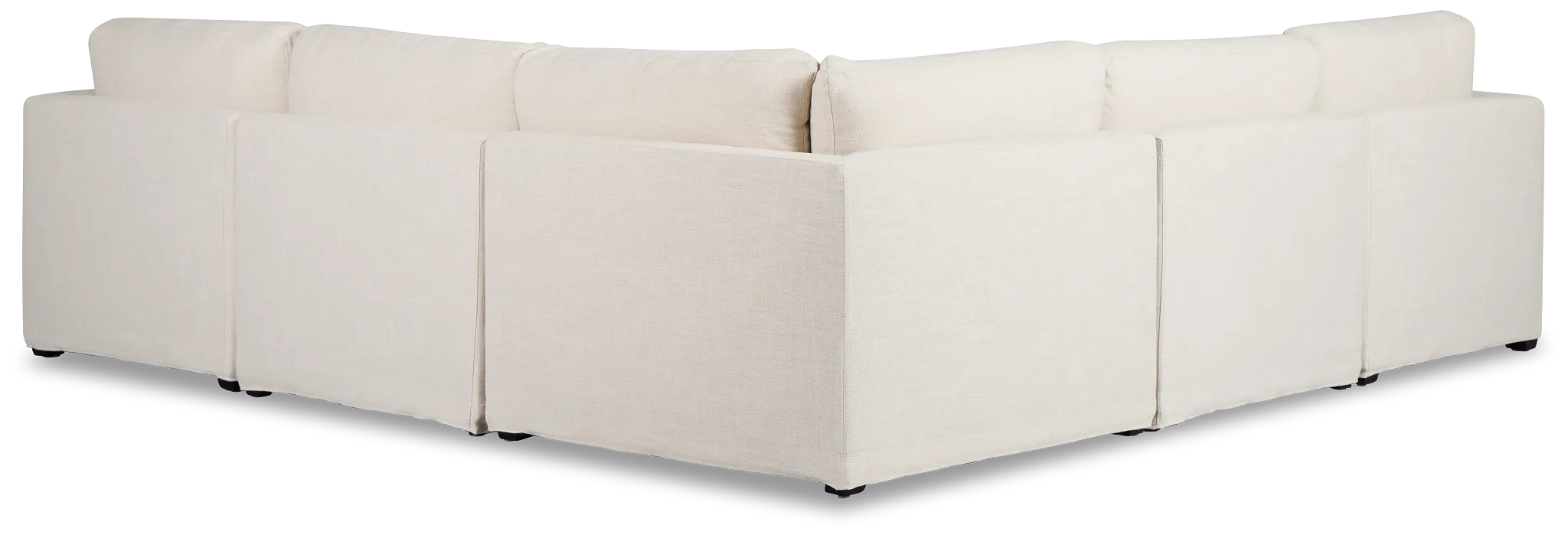 Willow Light Beige Fabric Medium Two-arm Sectional