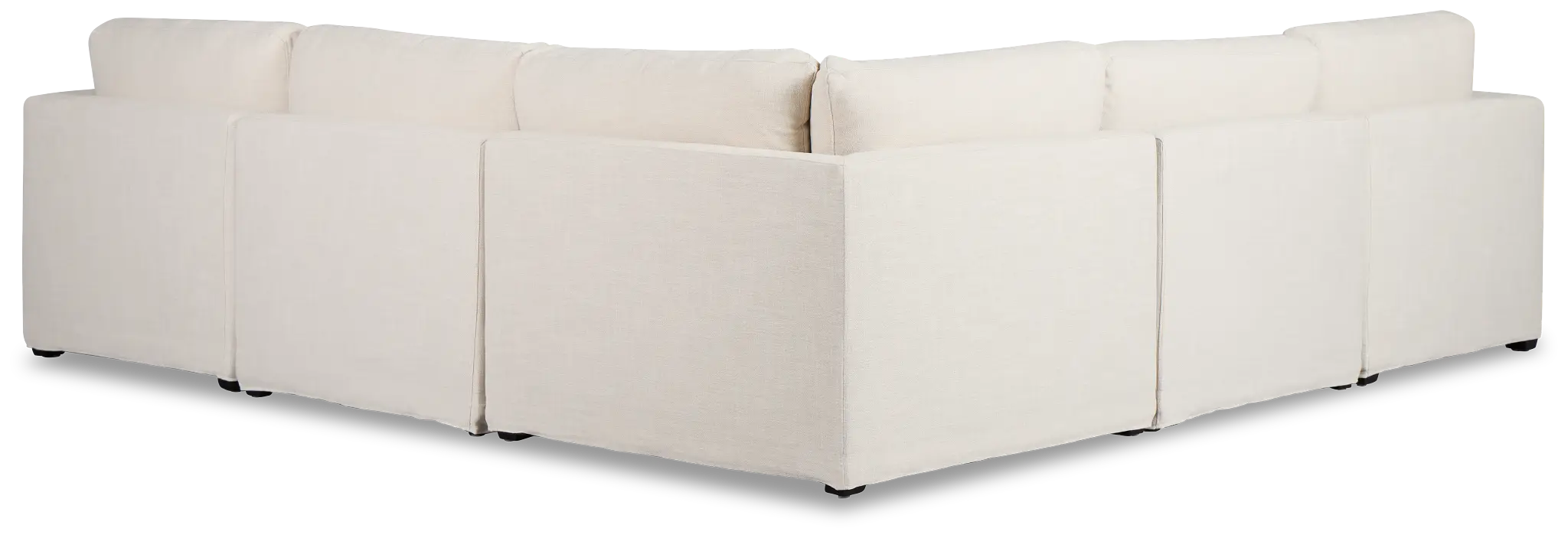 Willow Light Beige Fabric Medium Two-arm Sectional Willow Light Beige Fabric Medium Two-arm Sectional