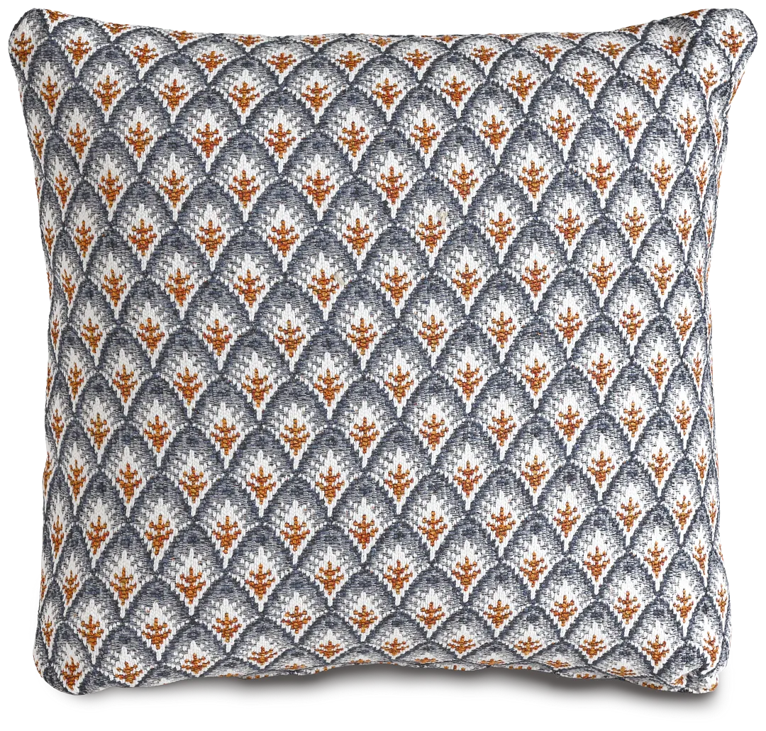 Morgan Orange 18" Accent Pillow