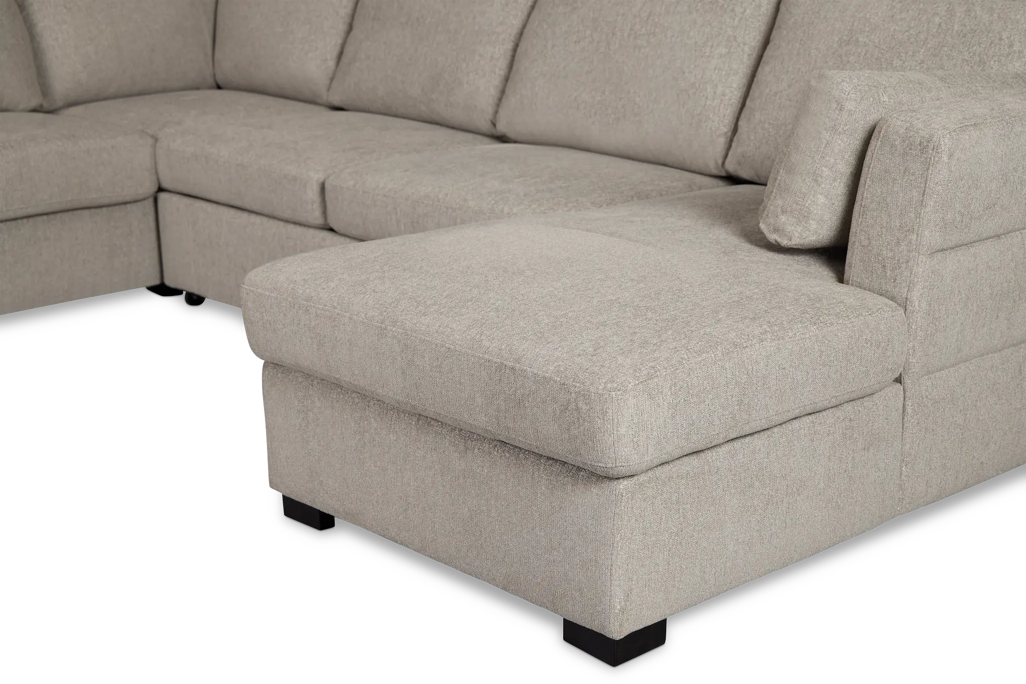 Amber Light Gray Fabric Large Right Chaise Storage Sleeper Sectional Amber Light Gray Fabric Large Right Chaise Storage Sleeper Sectional