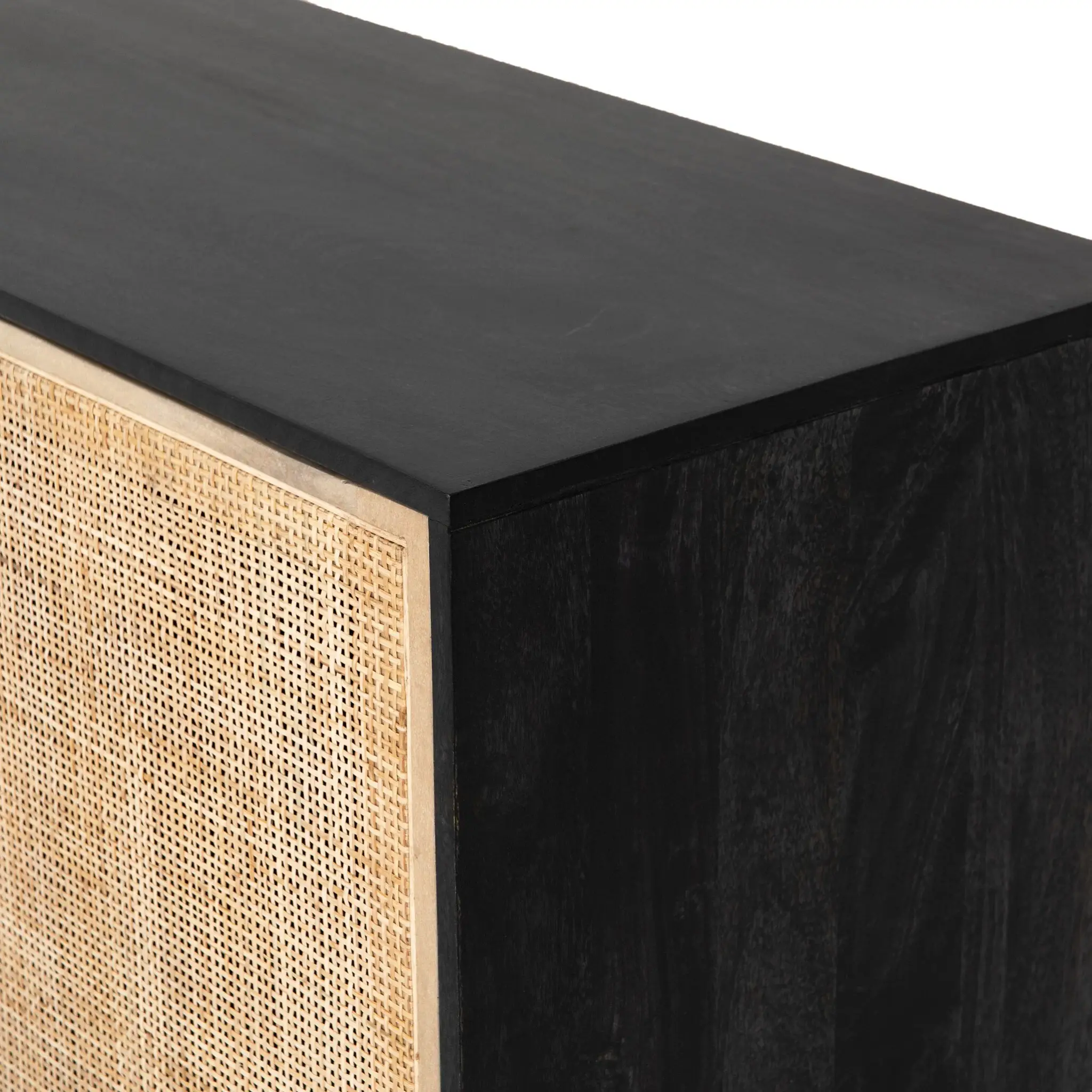 Four Hands Malibu Black Credenza Four Hands Malibu Black Credenza