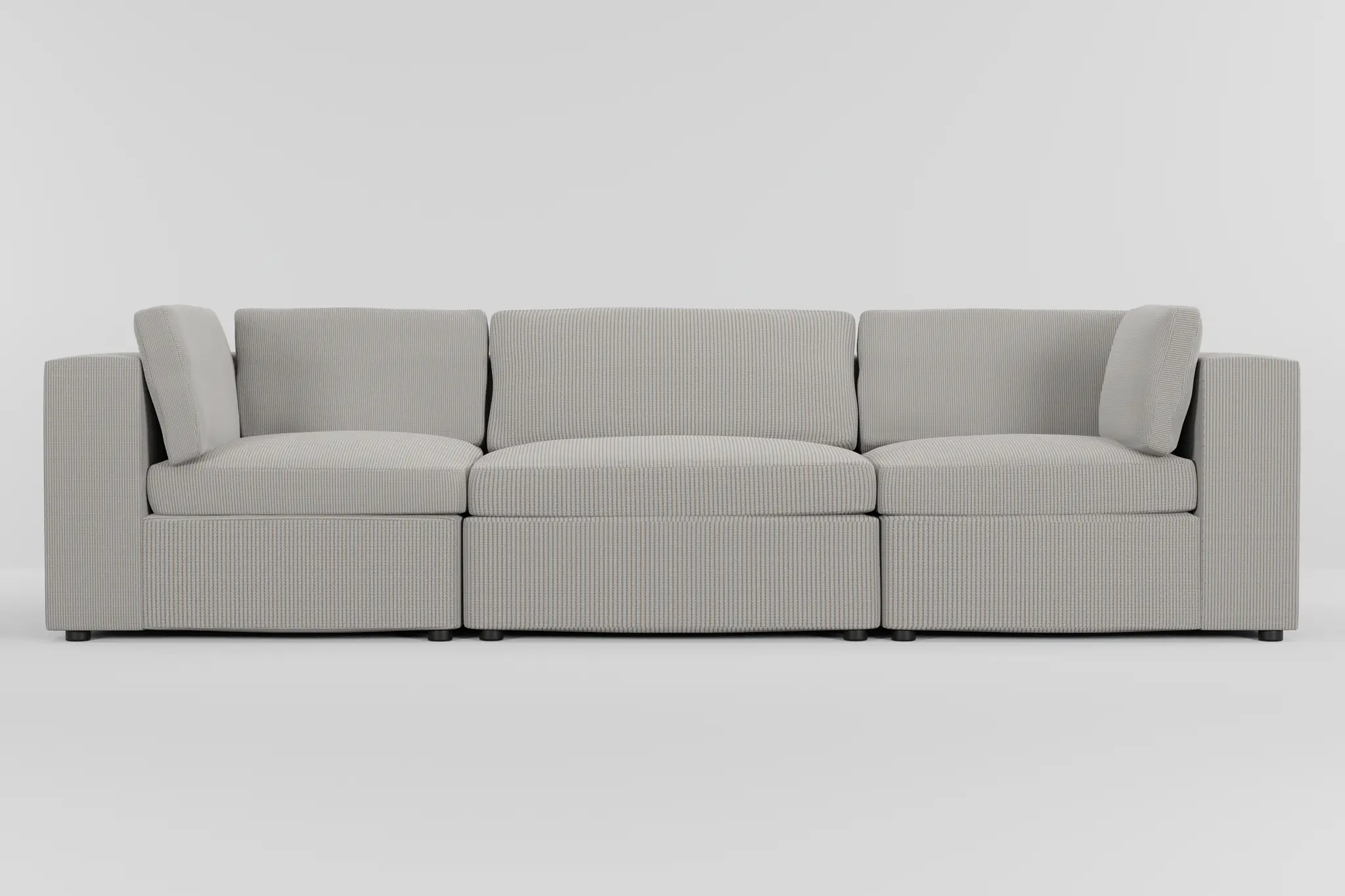 Destin Lucy Light Beige Fabric 3-piece Modular Sofa Destin Lucy Light Beige Fabric 3-piece Modular Sofa