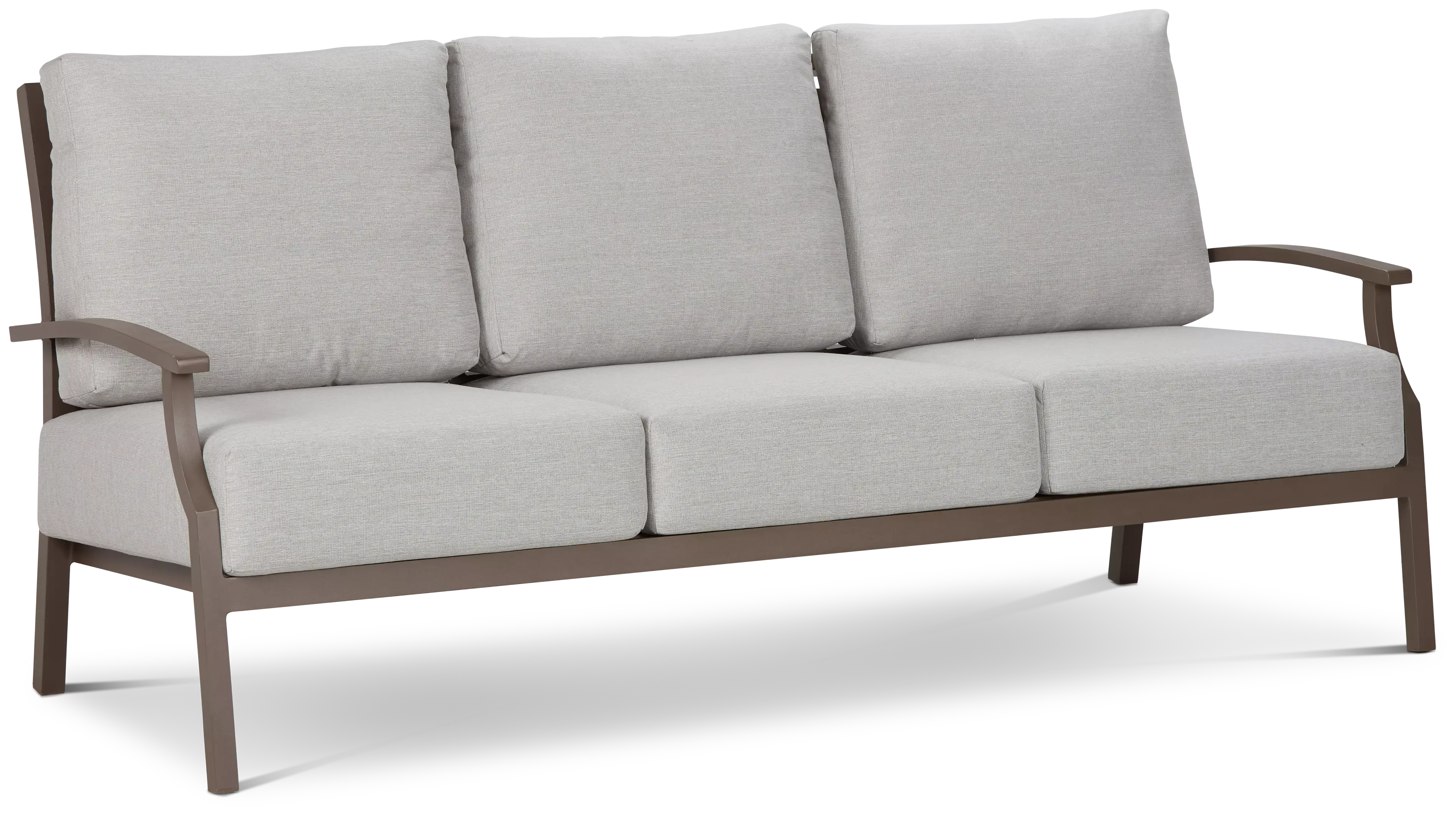 Raleigh Gray Aluminum Sofa Raleigh Gray Aluminum Sofa