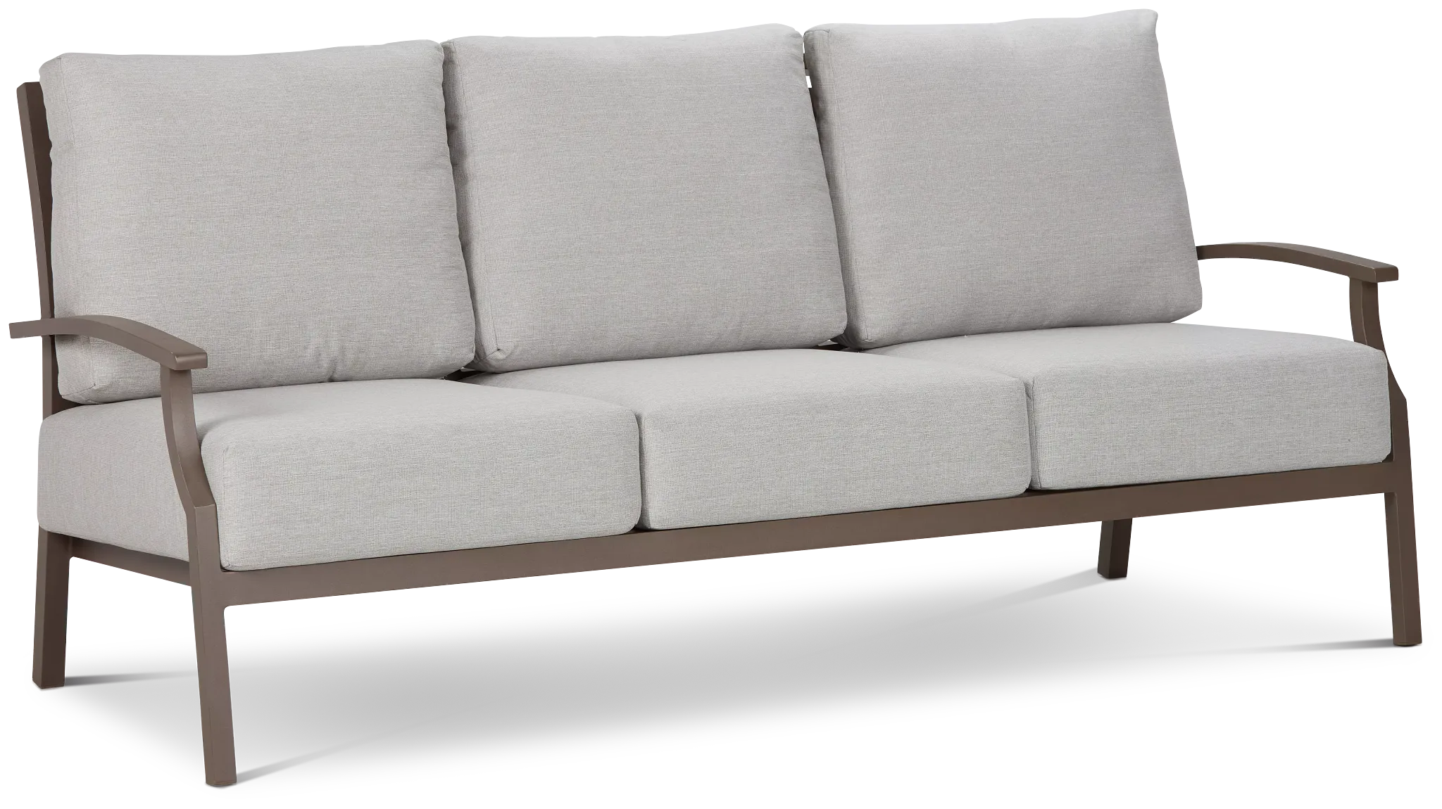 Raleigh Gray Aluminum Sofa