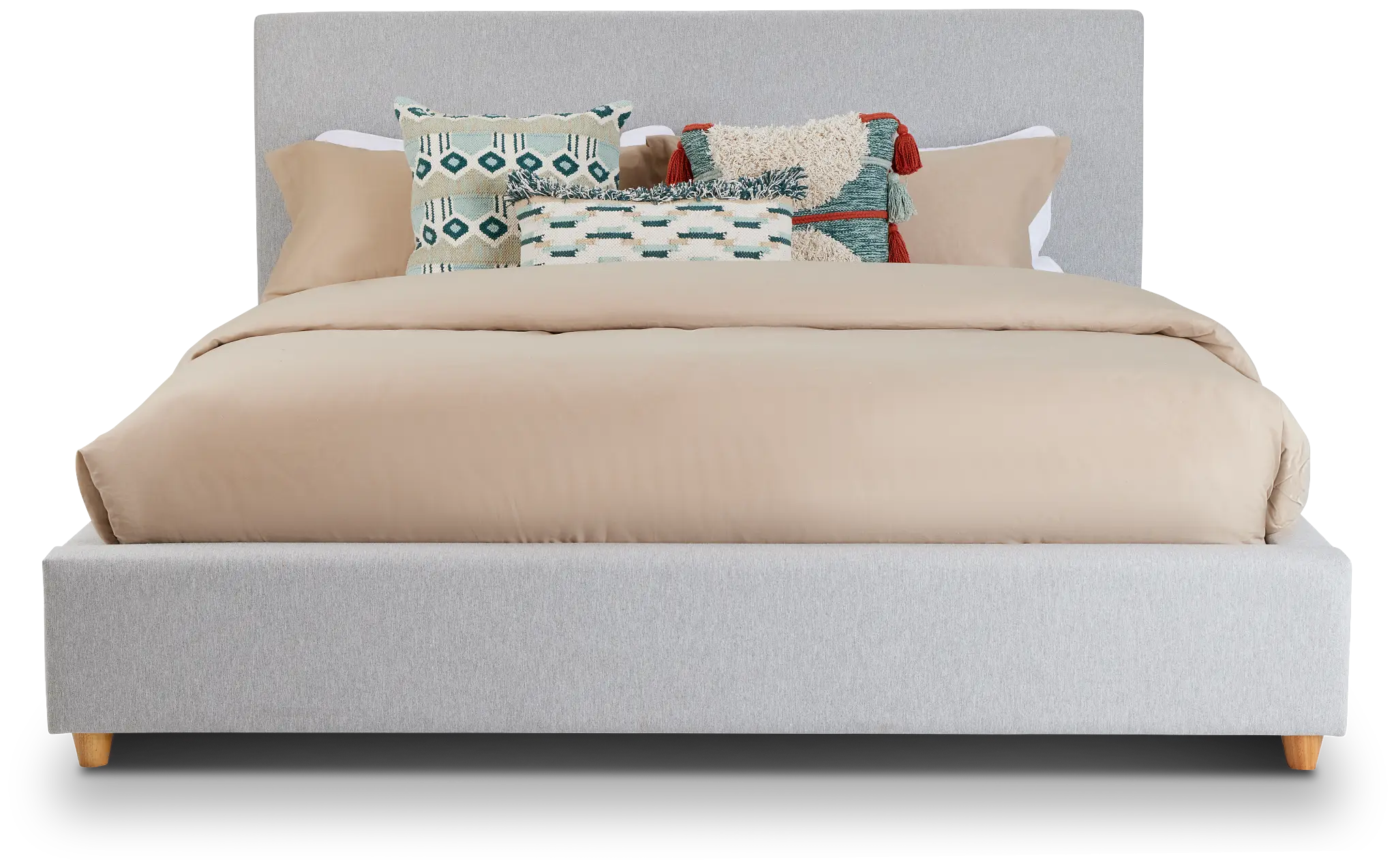 Chelsea Light Gray Uph Platform Bed Chelsea Light Gray Uph Platform Bed