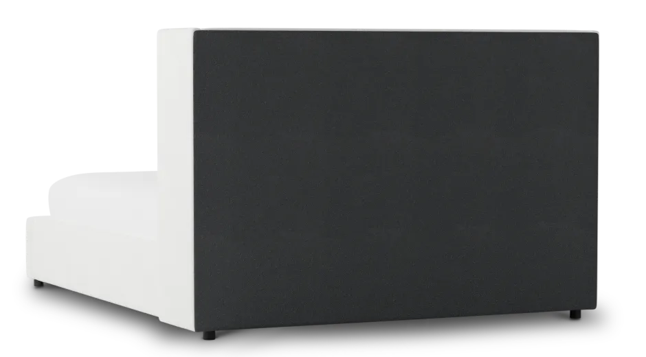 Captiva Sutton White 48" Upholstered Shelter Bed