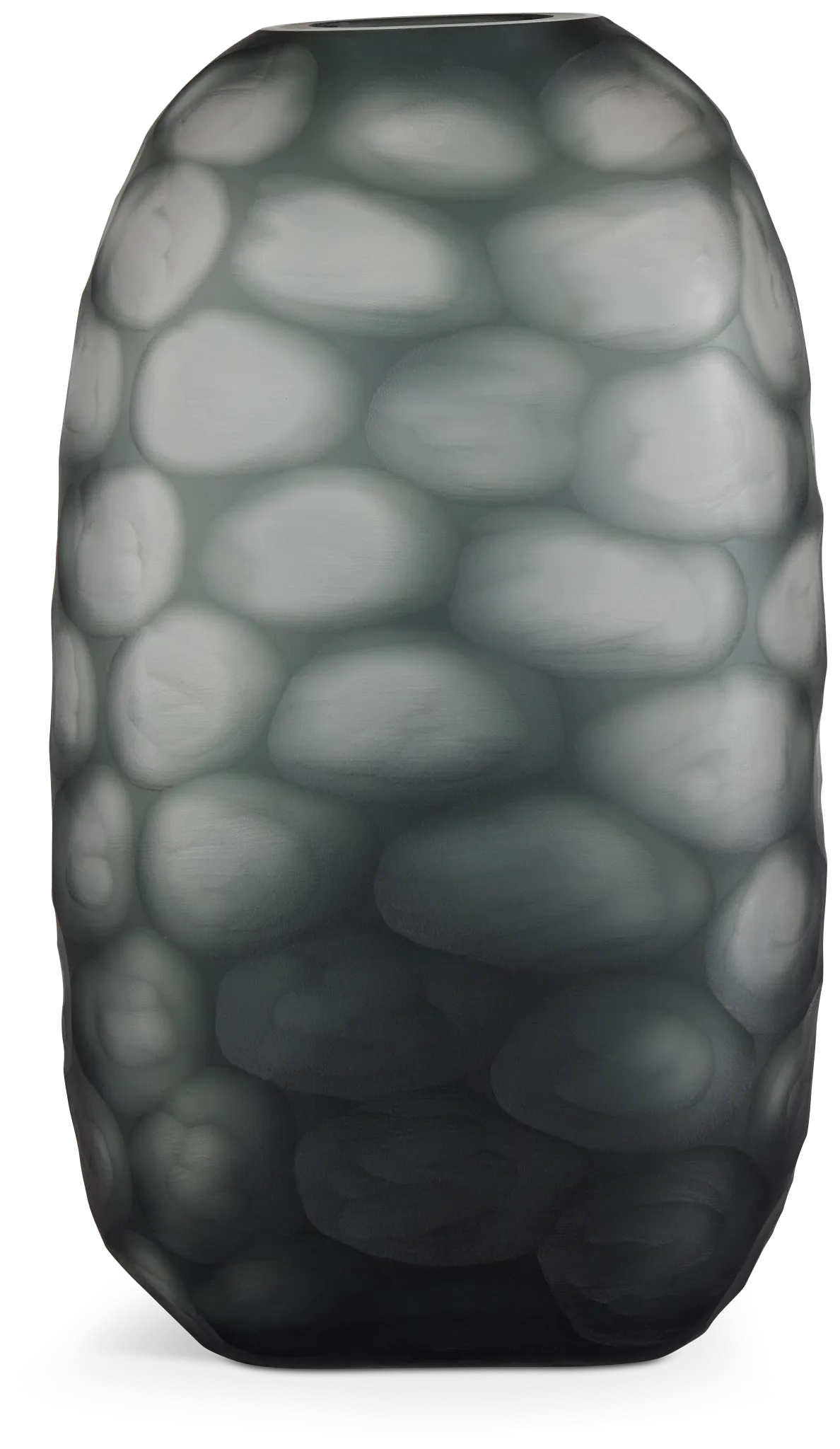 Peoria Dark Gray Large Vase