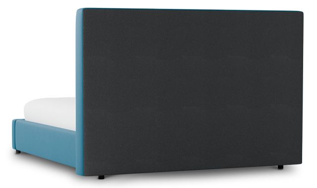 Grayton Joya Teal 54" Upholstered Platform Bed