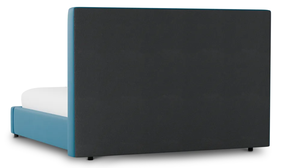 Grayton Joya Teal 54" Upholstered Platform Bed