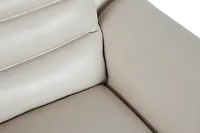 Sentinel Taupe Lthr/vinyl Power Recliner With Power Headrest