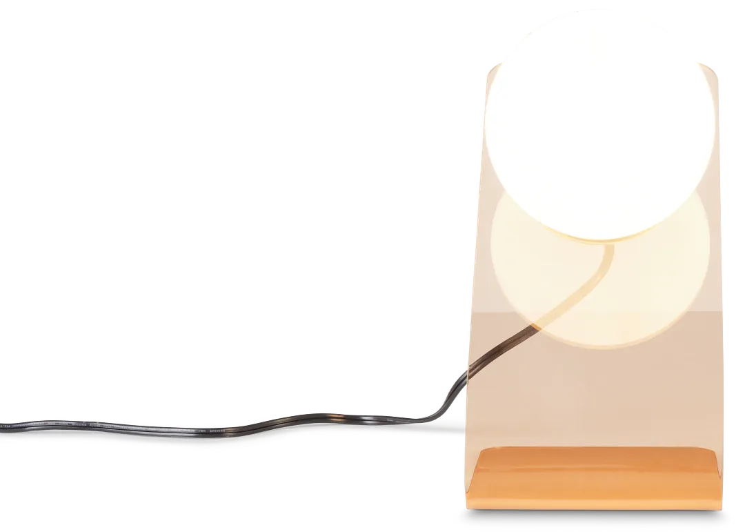 Cleon Orange Table Lamp