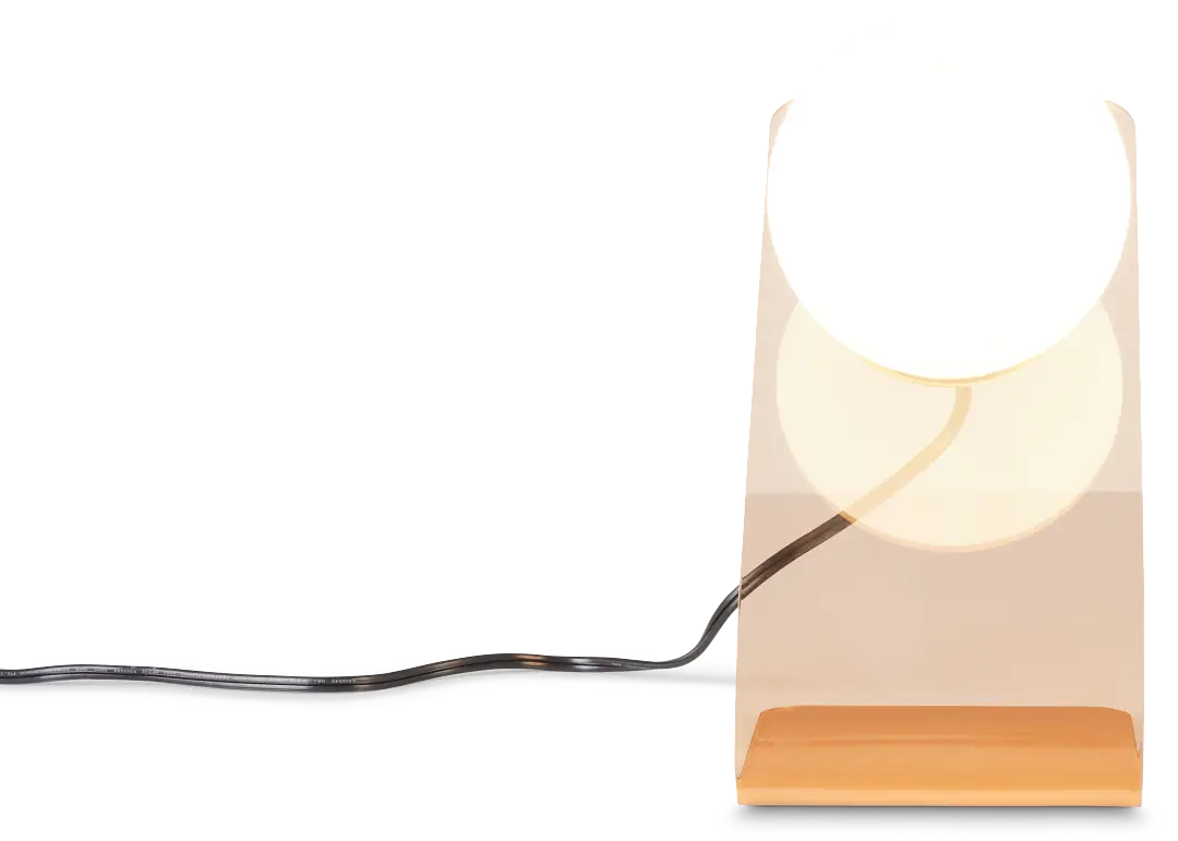 Cleon Orange Table Lamp Cleon Orange Table Lamp