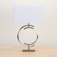 Circle Metal Table Lamp