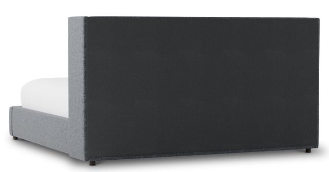 Captiva Elavation Gray 48" Upholstered Shelter Bed