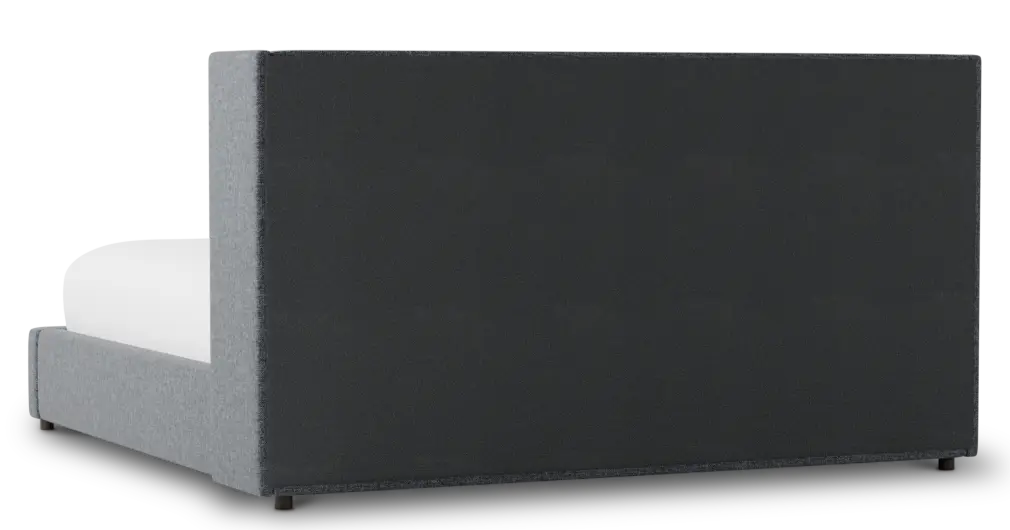 Captiva Elavation Gray 48" Upholstered Shelter Bed Captiva Elavation Gray 48" Upholstered Shelter Bed