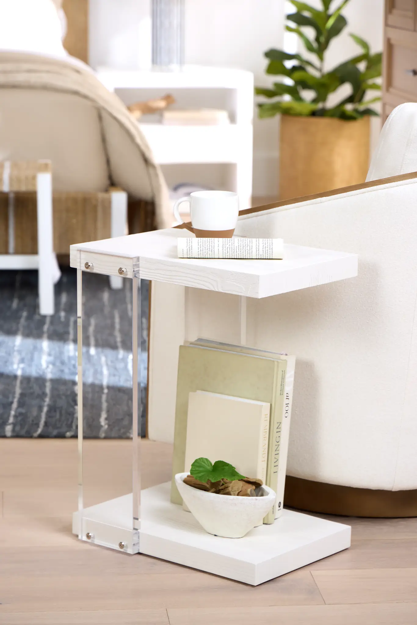 Gables White Rect Accent Table Gables White Rect Accent Table