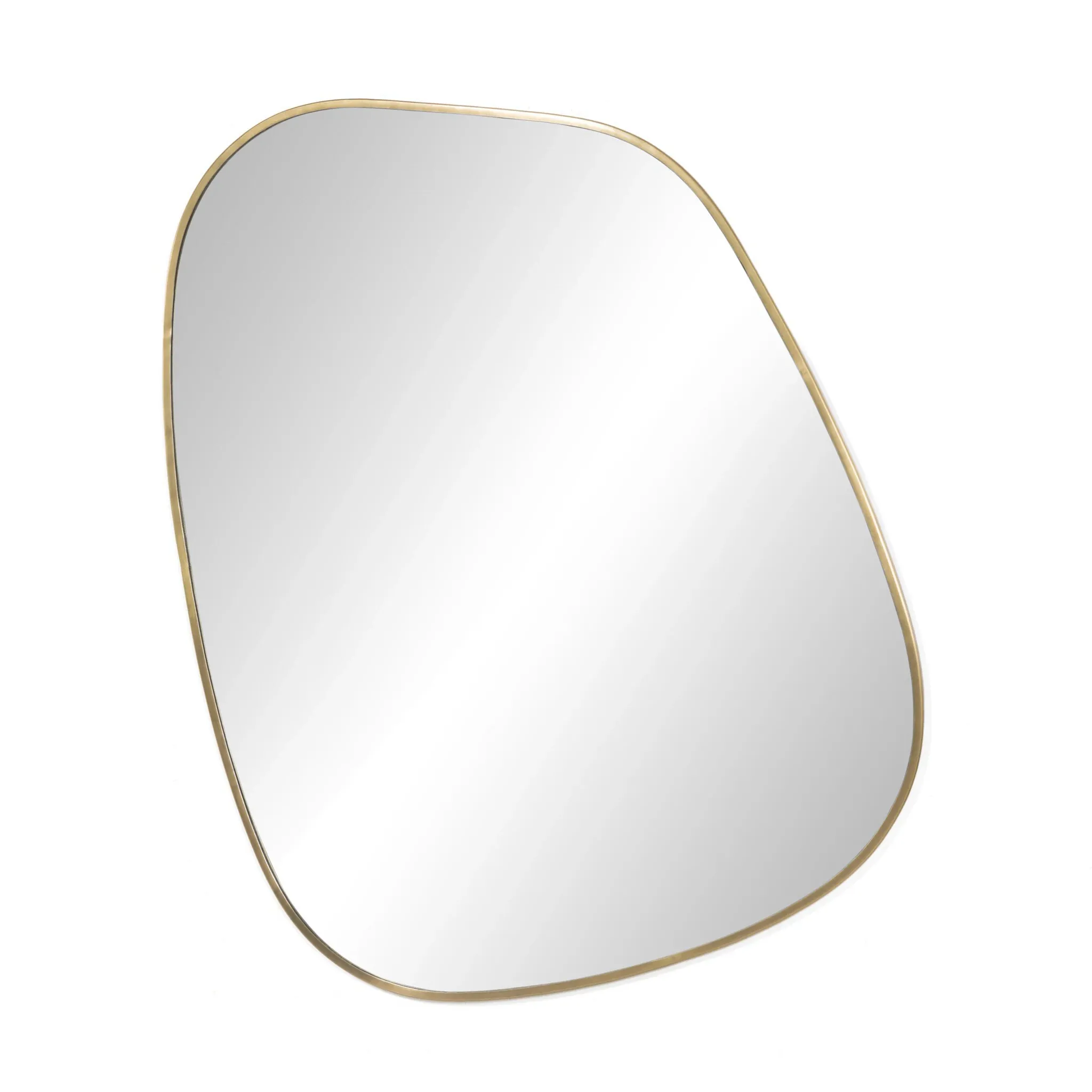 Four Hands Nova Brass Small Mirror