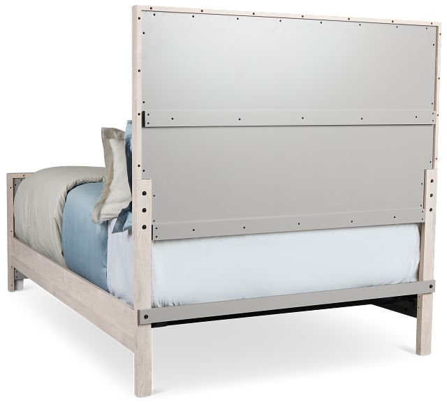 Delray White Panel Bed