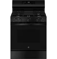 Ge 600 Series Black 30" Gas Range