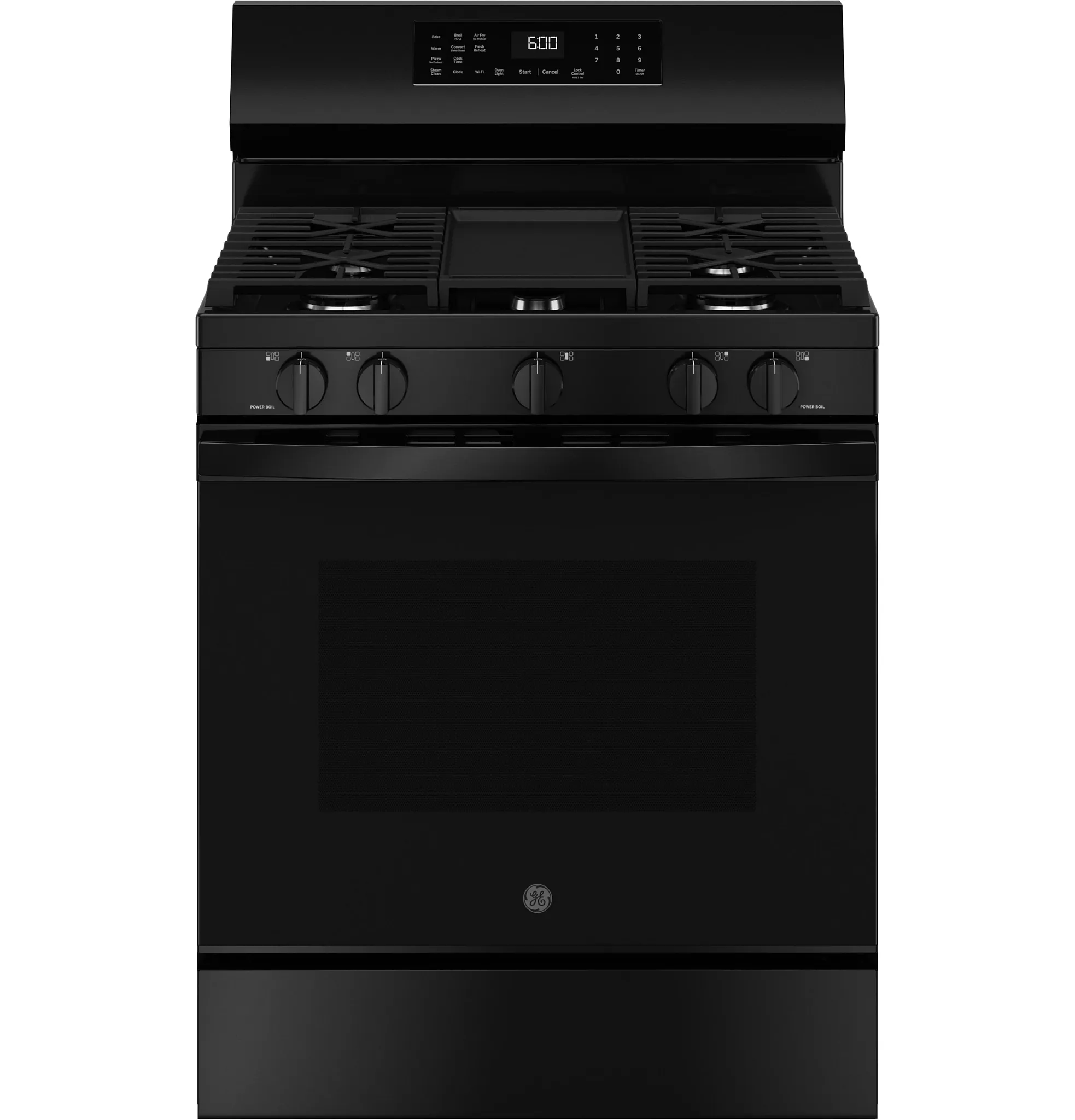 Ge 600 Series Black 30" Gas Range