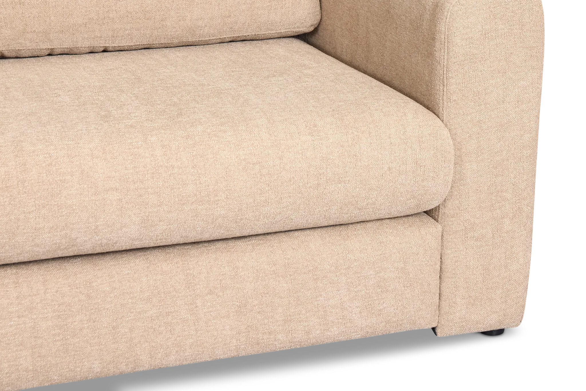 Alma Taupe Fabric Sofa