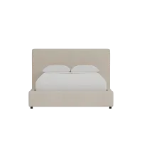 Grayton Peyton Beige 44" Upholstered Platform Bed