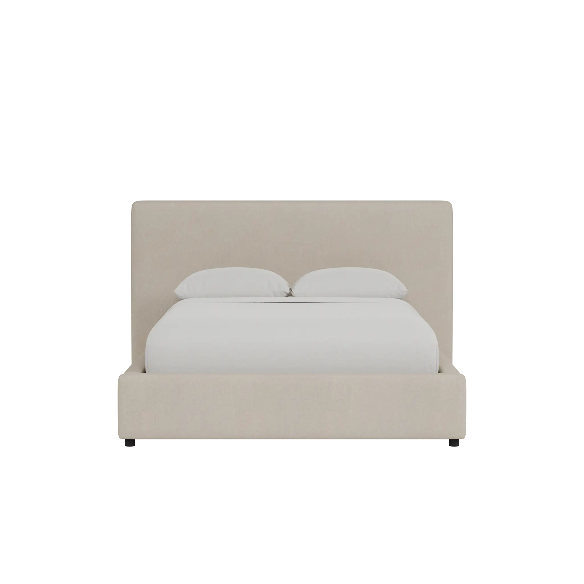 Grayton Peyton Beige 44" Upholstered Platform Bed Grayton Peyton Beige 44" Upholstered Platform Bed