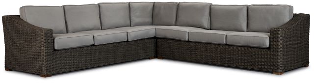 Canyon Gray Large Two-arm Sectional