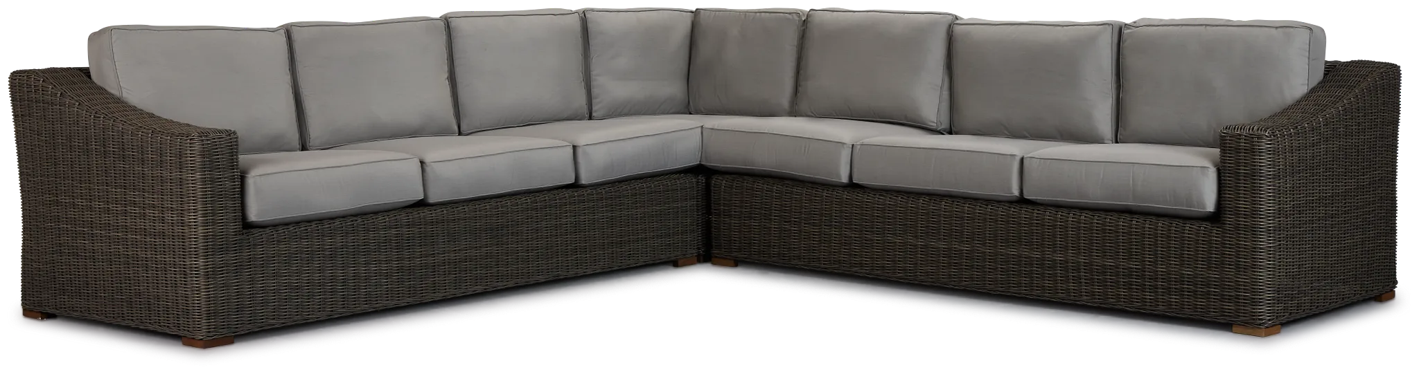 Canyon Gray Large Two-arm Sectional