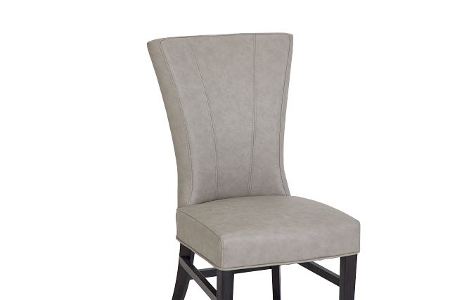 Lori Light Gray Micro Side Chair