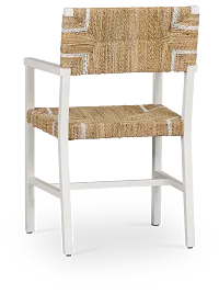 Nantucket Light Tone Woven Woven Arm Chair