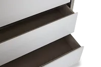 Miami White Dresser & Mirror