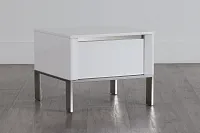 Vancouver White Square End Table