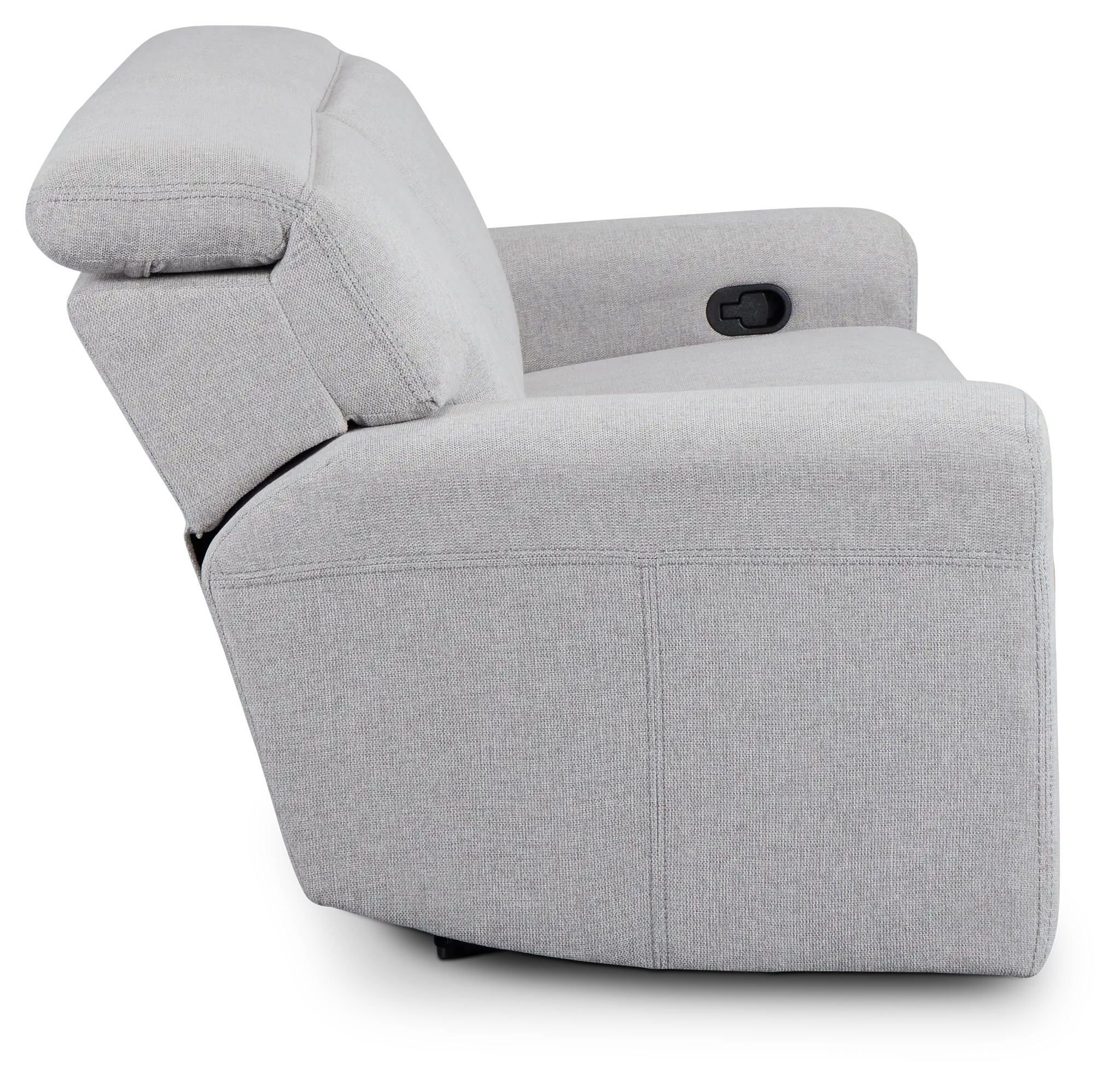 Callum Light Gray Fabric Reclining Sofa Callum Light Gray Fabric Reclining Sofa
