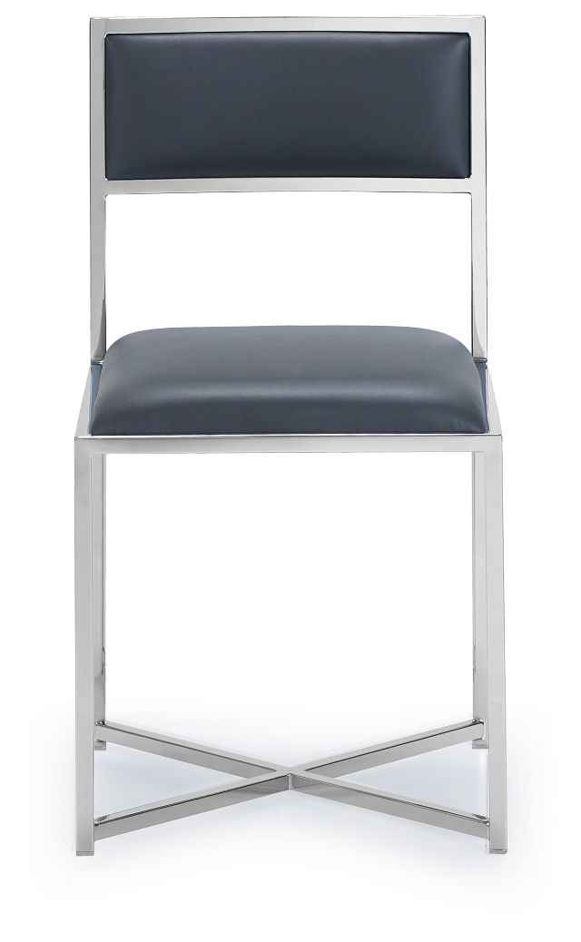Amalfi Gray Stnl Steel Side Chair (3)