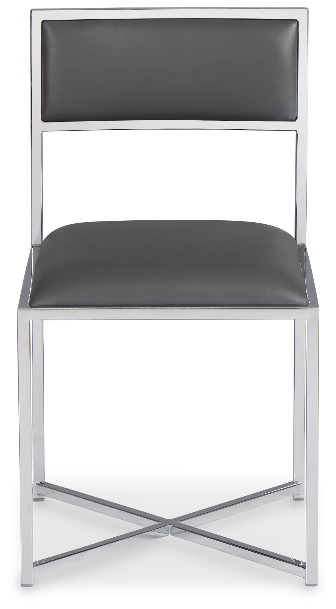 Amalfi Gray Stnl Steel Upholstered Side Chair Amalfi Gray Stnl Steel Upholstered Side Chair