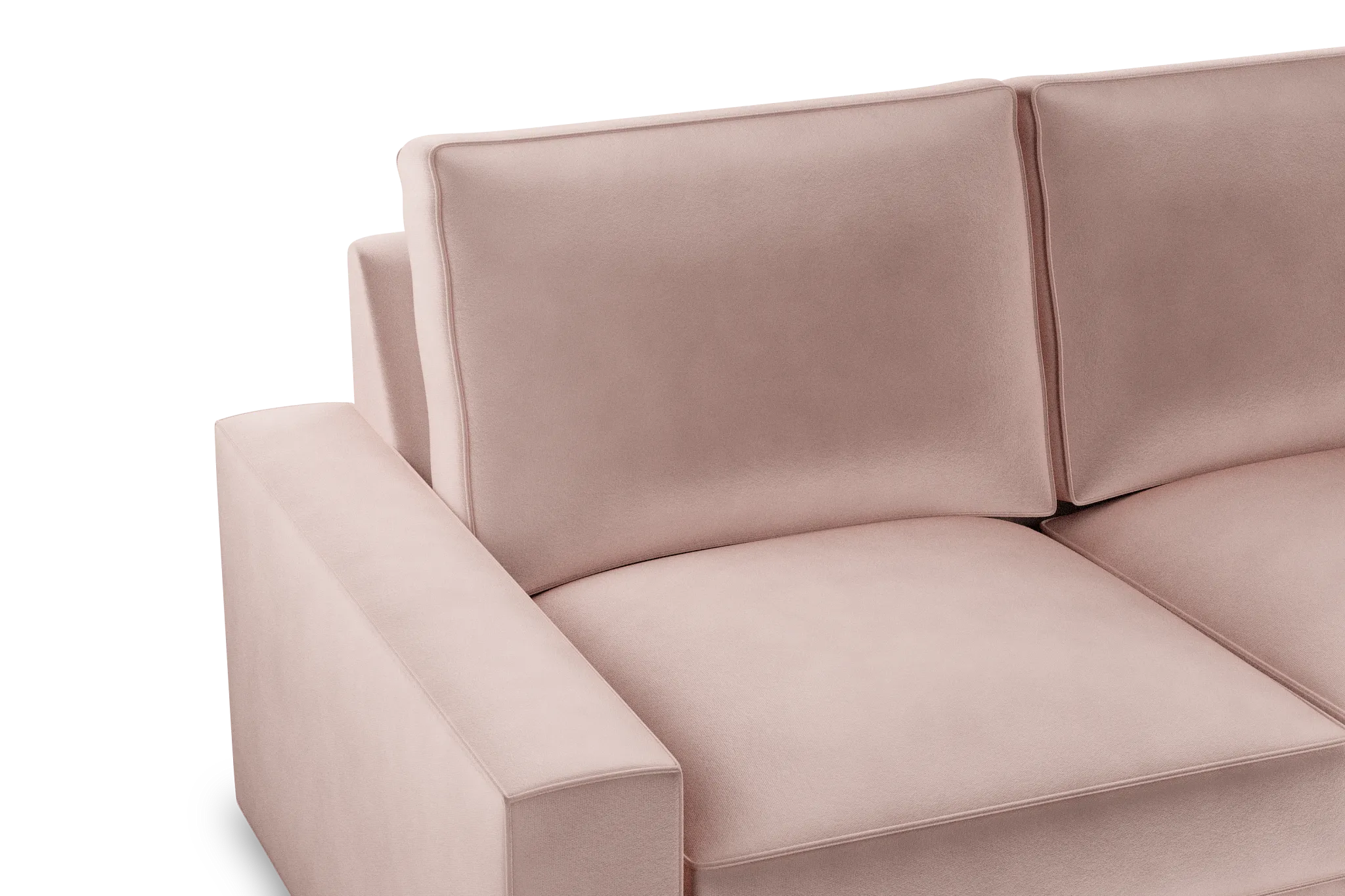 Edgewater Joya Light Pink Large Two-arm Sectional